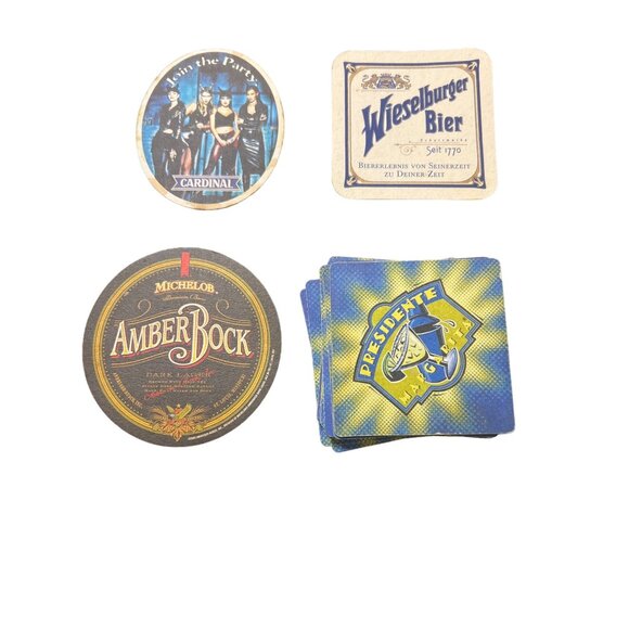 30 Assorted Beer & Restaurant Branded Drink Coasters Chilis Samuel Adams - Picture 3 of 4